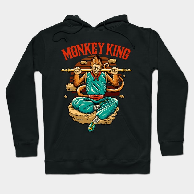 Monkey KIng Hoodie by mrgeek
